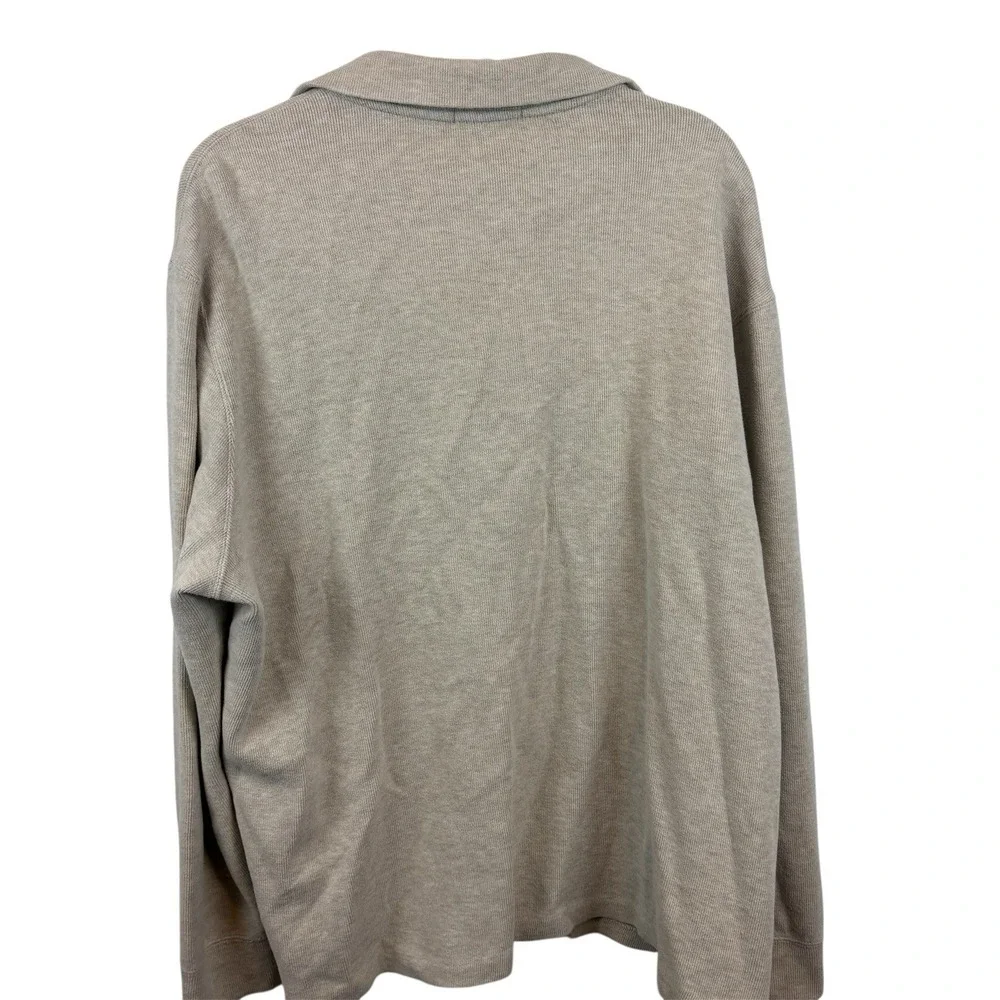 Polo Ralph Lauren Tan Cream‎ Knit Pullover Sweater Size XL 100% Cotton Preppy